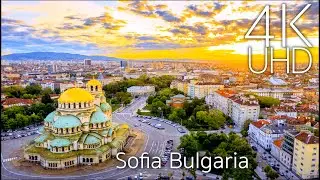 Sofia Bulgaria in 4K ULTRA HD Drone