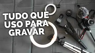 MEUS EQUIPAMENTOS DE GRAVAÇÃO E PRODUÇÃO DE CONTEÚDO