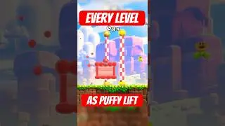 Can you Beat #MarioWonder as the Puffy Lift?? #mario #nintendo #gaming