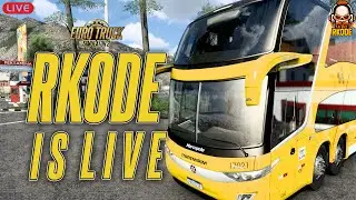 🟡Euro Truck Simulator 2 v1.46 LIVE | Sumatra Map | Logitech G29 Gameplay | Scania Bus💛