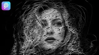 How to Make Scribble Art | Scribble Photo Editing |Scribble Art Picsart | Picsart Editing Tutorial