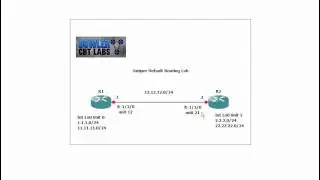 Juniper Default Routing Lab 1