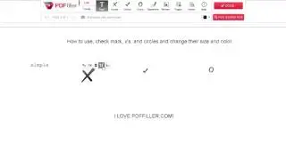 How to Add and Adjust Checkmarks, Circles, and X's to a PDF Online Using PDFfiller