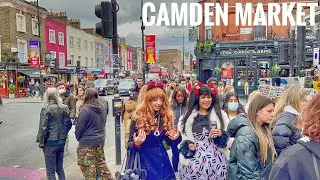 Camden Market London | Camden High Street | Camden Market Food | London Walk 2022 [4K HDR]