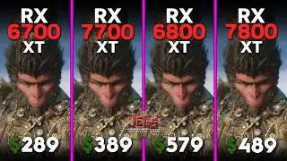 RX 6700 XT vs RX 7700 XT vs RX 6800 XT vs RX 7800 XT | Ryzen 5 7600 | Tested in 15 games
