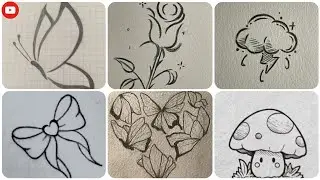 Aesthetic drawing ideas for beginners simple and easy drawing must try 😉💕