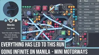 Achieving Infinity on Manila - Mini Motorways Playthrough + Discussion
