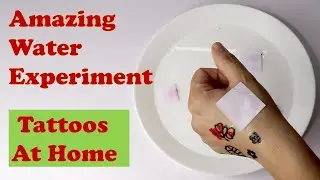 Make Tattoo at Home | Activity for Kids at Home | Easy Experiment at Home | YouTube Shorts 
