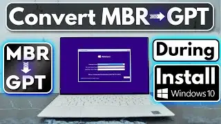 How to Convert MBR to GPT During Windows 10/8/7 Installation