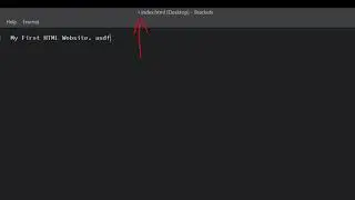 3.  Making your first website in HTML 5