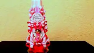 Именная свеча-поздравление с днем ангела.