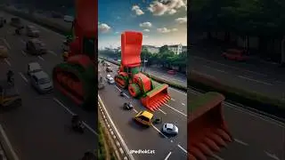 Strawberry bulldozer turns into a robot 