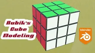 Blender Tutorial Magic Rubik's Cube Modeling _ Array Modifier
