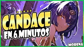 CANDACE BUILD GOD EN 6 MINUTOS!💜🐈‍⬛ - Guía build Candace (Actualizada) - Genshin Impact