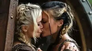 Two cow girls Lesbian Kissing Moments | lesbian kiss 💋