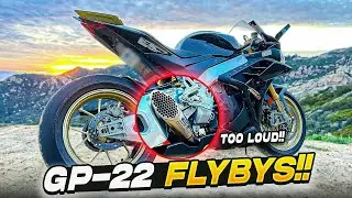 🔊🤯  SC Project GP22 Exhaust Flybys | Aprilia RSV4