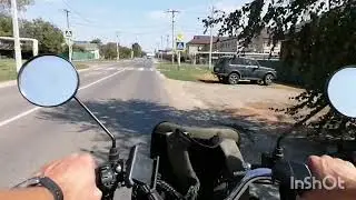 Покатушки на злектровелосипеде. Набережная - город - станица.