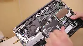 Разборка ноутбука Lenovo  thinkbook 15-iil для очистки системы охлаждения.