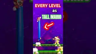 What if you played #MarioWonder as TALL Mario? #mario #nintendo #gaming