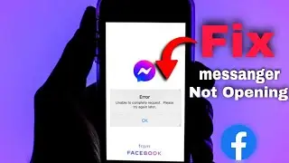 Fix Facebook messenger not opening problem 2022(messenger not working android)