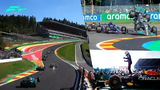 RED BULL ARRASA en POLEMICA ALONSO - HAMILTON y CAIDA de FERRARI– RESUMEN CARRERA GP BELGICA F1 2022