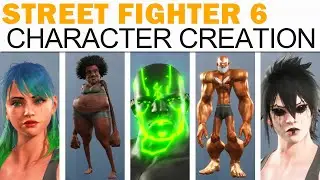 Street Fighter 6 Character Creation (Male & Female, Full Customization Options, Cosmetics, More!)
