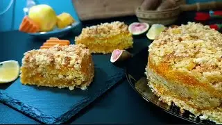 НЕОБЫЧНЫЙ ПИРОГ С ТЫКВОЙ И ЯБЛОКАМИ 