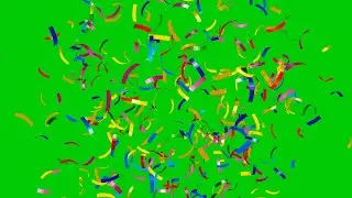 Confetti Falling Boom || Confetti green screen || Free Copyright || Mondal Screen