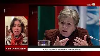 Alicia Bárcena, secretaria del ambiente: Carla Delfina Aceves.