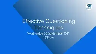 How can I use more effective questioning Techniques