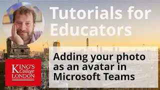 Adding your photo as an avatar in Microsoft Teams