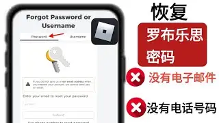 如何在没有电子邮件的情况下重置您的 Roblox 密码（2024） - 找回您的 Roblox 帐户