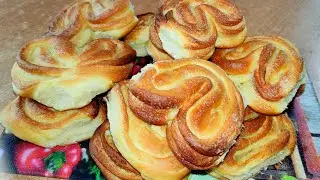 Пышные, мягкие, тающие во рту булочки! Домашние булочки!