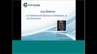 Webinar: VERIFICATION OR VALIDATION OF METHODS IN FOOD MICROBIOLOGY by Michael @ Compliance Key Inc.