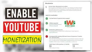 how to apply for monetization on youtube