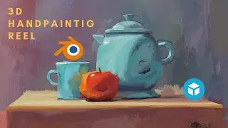 Blender 3d Handpainting Reel || 4k