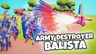 INSANE ARMY DESTROYER BALISTA | TABS MODDED GAMEPLAY