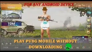 How to play PUBG Mobile without downloading on a Android Device||Litestar