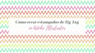 Como crear un rapport con Chevron en Adobe Illustrator - Cómo hacer linea Zig Zag En Illustrator.