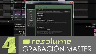 Grabación en Resolume | moon-brain.com