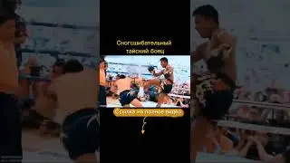 Сногшебательный тайский боец в прямом смысле
