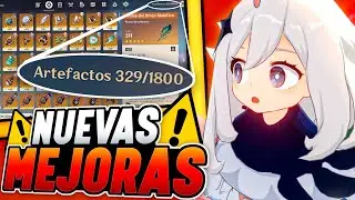 ¿AL FIN MAS ESPACIO Y PRESETS DE ARTEFACTOS? 🤩 ARMAS DEL PASE, RELICARIOS Y MÁS EN GENSHIN IMPACT