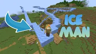 Turning ICE MAN in MINECRAFT!!!