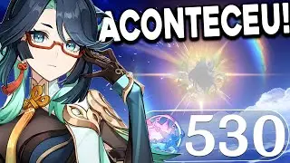 UMA SURPRESA! Mais DE 500 TIROS F2P na Xianyun (Retentoras Das Nuves) & Nahida | Genshin Impact