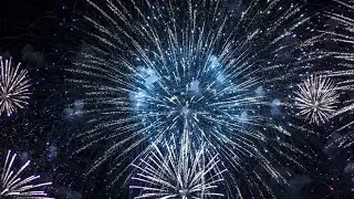 Fuochi d'artificio a Vallerano (Viterbo) maggio 2023