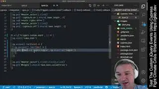 Test The Custom jQuery Events Using Cypress