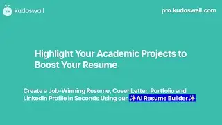 Highlight Academic Projects to Boost Your Resume