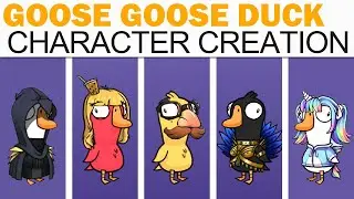 Goose Goose Duck Character Creation (All Customization Options, Colors, Outfits, Hats, Store, More!)