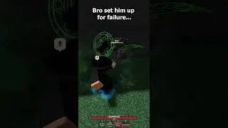 Set him up for failure 😭