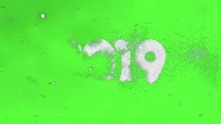Amazing Frozen and Disappeared Green Screen Effect Happy New Year 2019 | FULL-HD